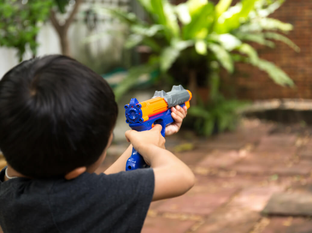 NERF guns and toy blasters